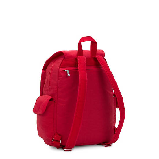 Kipling City Pack Ryggsäck Röda Mörkröda | SE 1403NW